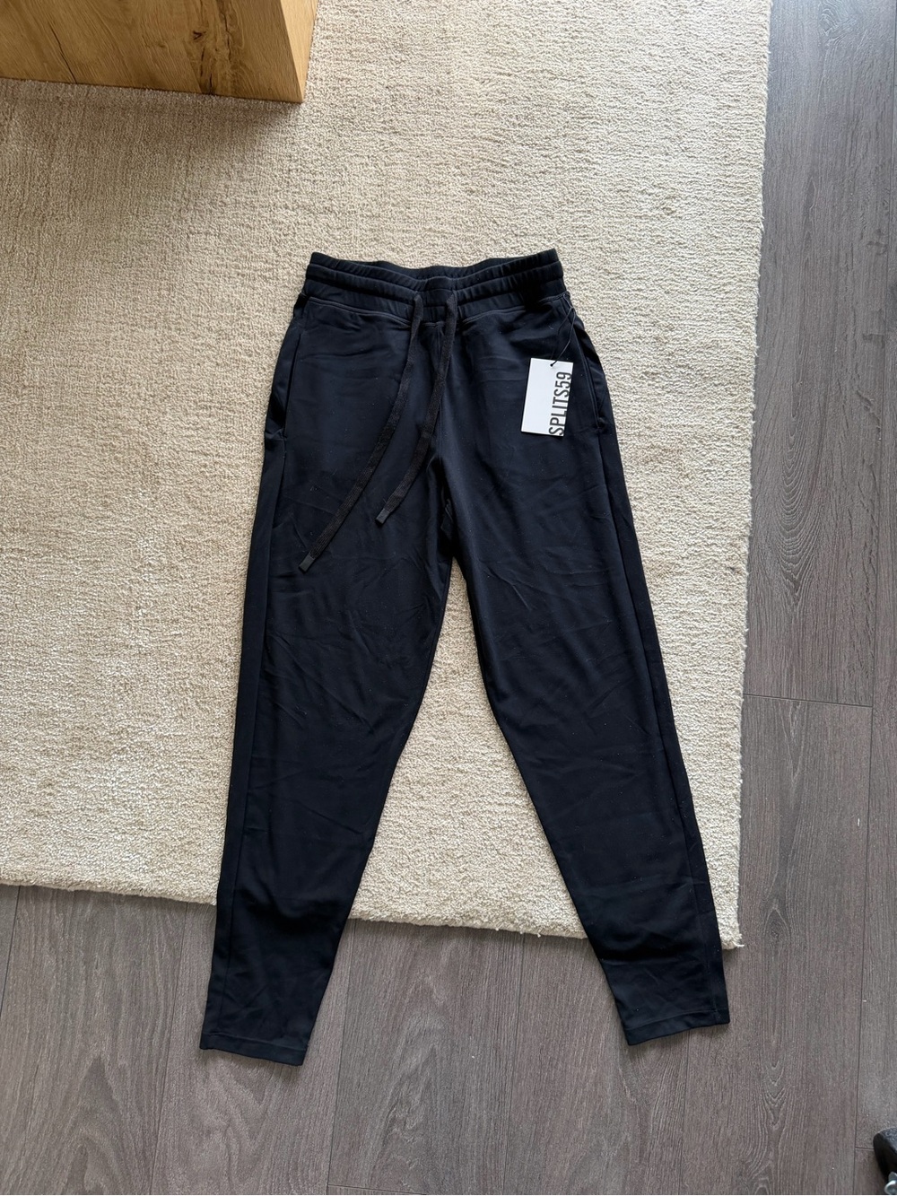 Splits59 Black Drawstring Jogger Pants